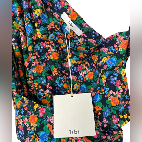 Tibi Sabine One Shoulder Floral Gnome Dress • 12 - Picture 7 of 7